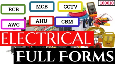 Electrical Abbreviations - Full Forms  ( 100010 )