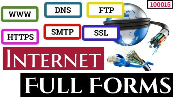 internet Abbreviations - Full Form (100015)