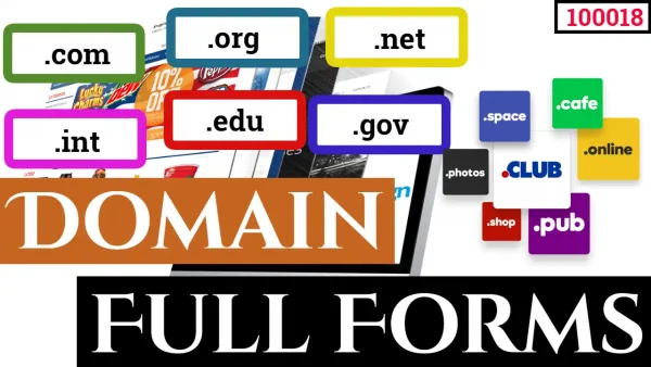 Domain Name Full Forms List (100018)