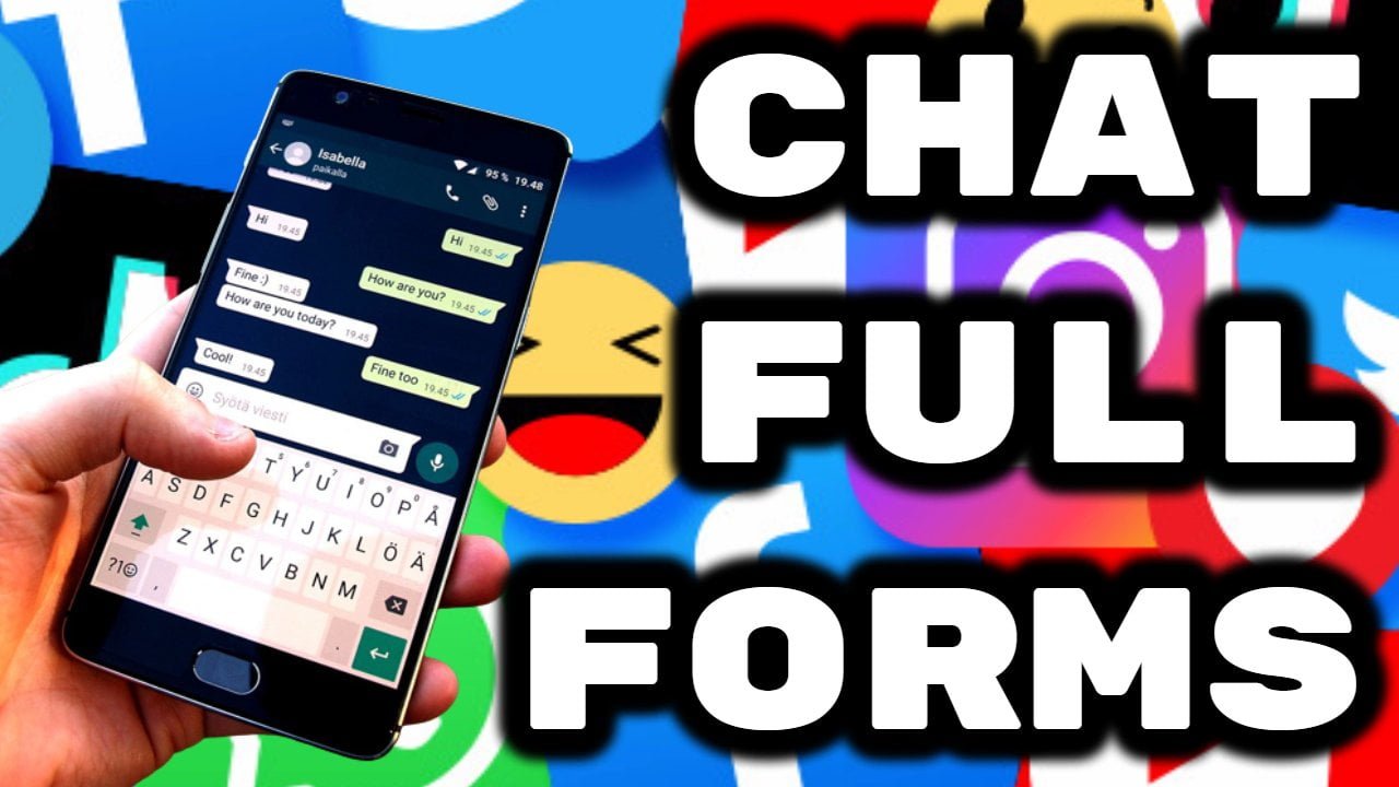 Chat Full Forms Crazy Master