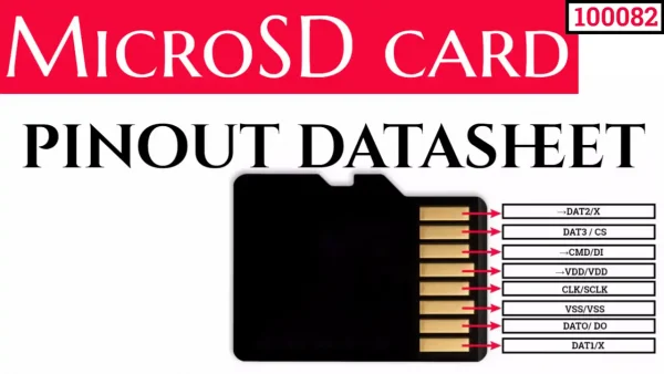 microSD Card Pinout, Datasheet