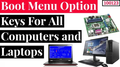 Boot Menu Option Keys For All Computers and Laptops (100123)