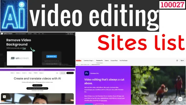 Ai Video Editing Sites List (100027)